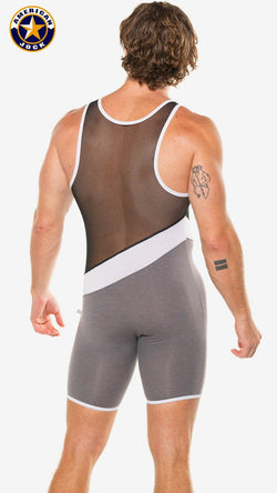 American Jock Black Physique Tri-Color Singlet thumbnail 3