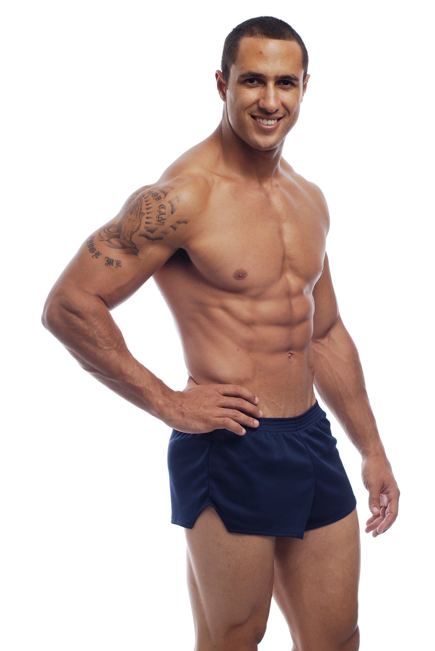 American Jock Navy Ultra Running Short