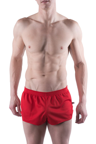 American Jock Red Elite Sport Jogging Short