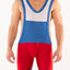 American Jock Red Ivan Tri-Color Singlet