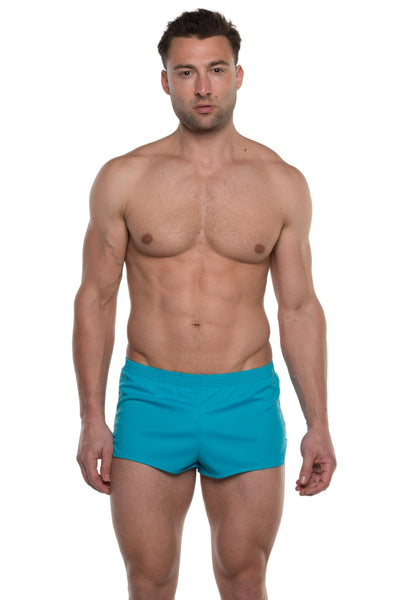 American Jock Turquoise Ultra Running Short