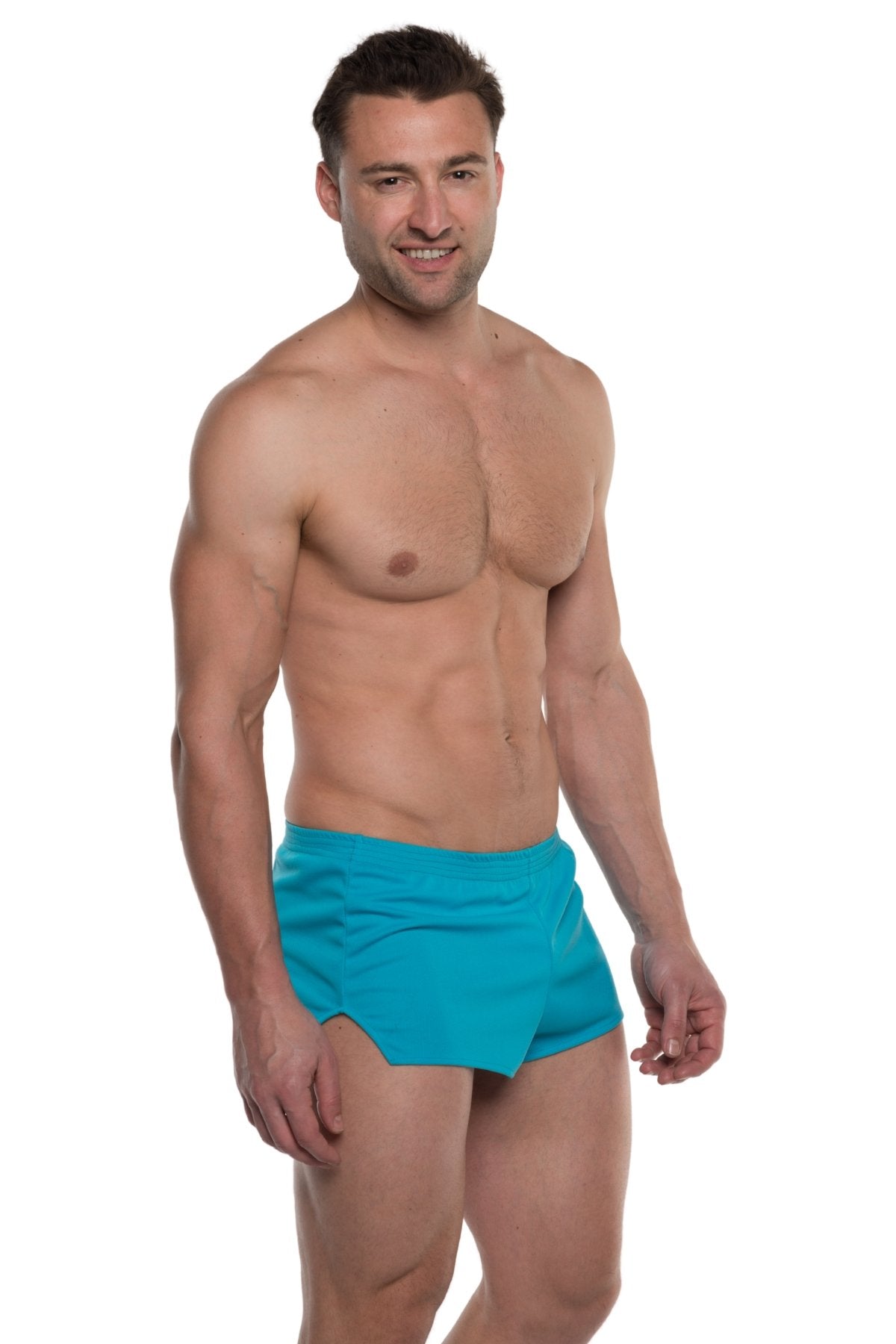 American Jock Turquoise Ultra Running Short