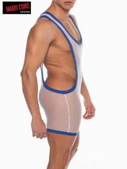 American Jock White Tryst Mesh Singlet thumbnail 2