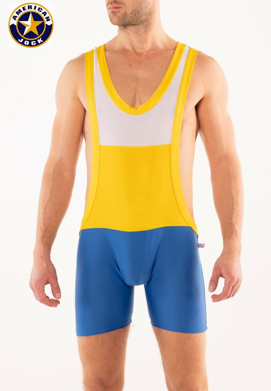 American Jock royal Ivan Tri-Color Singlet