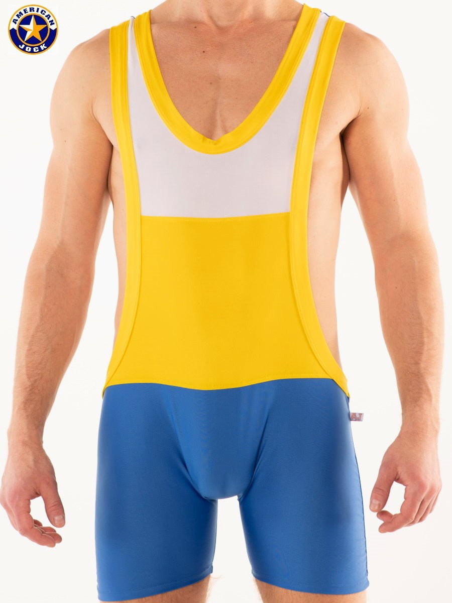 American Jock royal Ivan Tri-Color Singlet