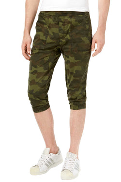 American Rag Olive Mist Camo Stretch Cropped Jogger thumbnail 1