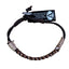 AmiGAZ Brown Tone Hemp Braid Leather Bracelet