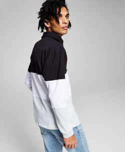 And Now This Colorblocked Rugby Shirt Blk Gry Wh thumbnail 3