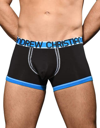 Andrew Christian Black Almost Naked Cotton Boxer