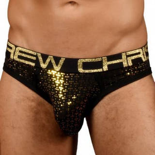 Andrew Christian Black Gold Nightlife Locker Room Jock