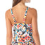 Anne Cole Twist-front Bra-sized Underwire Tankini Top Sunset Floral