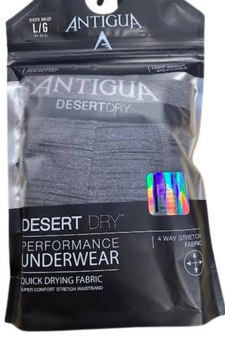 Antigua Grey Desert Dry Biker Brief