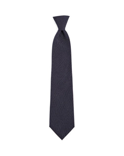 Armani Micro Dot Silk Wide Tie Solid Blue thumbnail 2