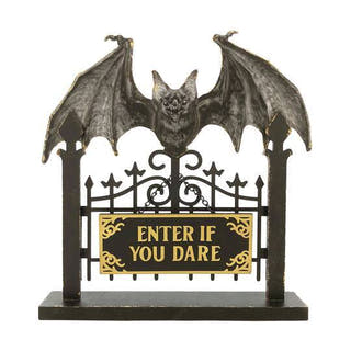Ashland 10" Halloween Enter If You Dare Tabletop Accent