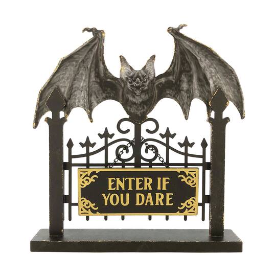 Ashland 10" Halloween Enter If You Dare Tabletop Accent