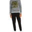 Avirex Camo Graphic Logo Sweatshirt Heather Grey