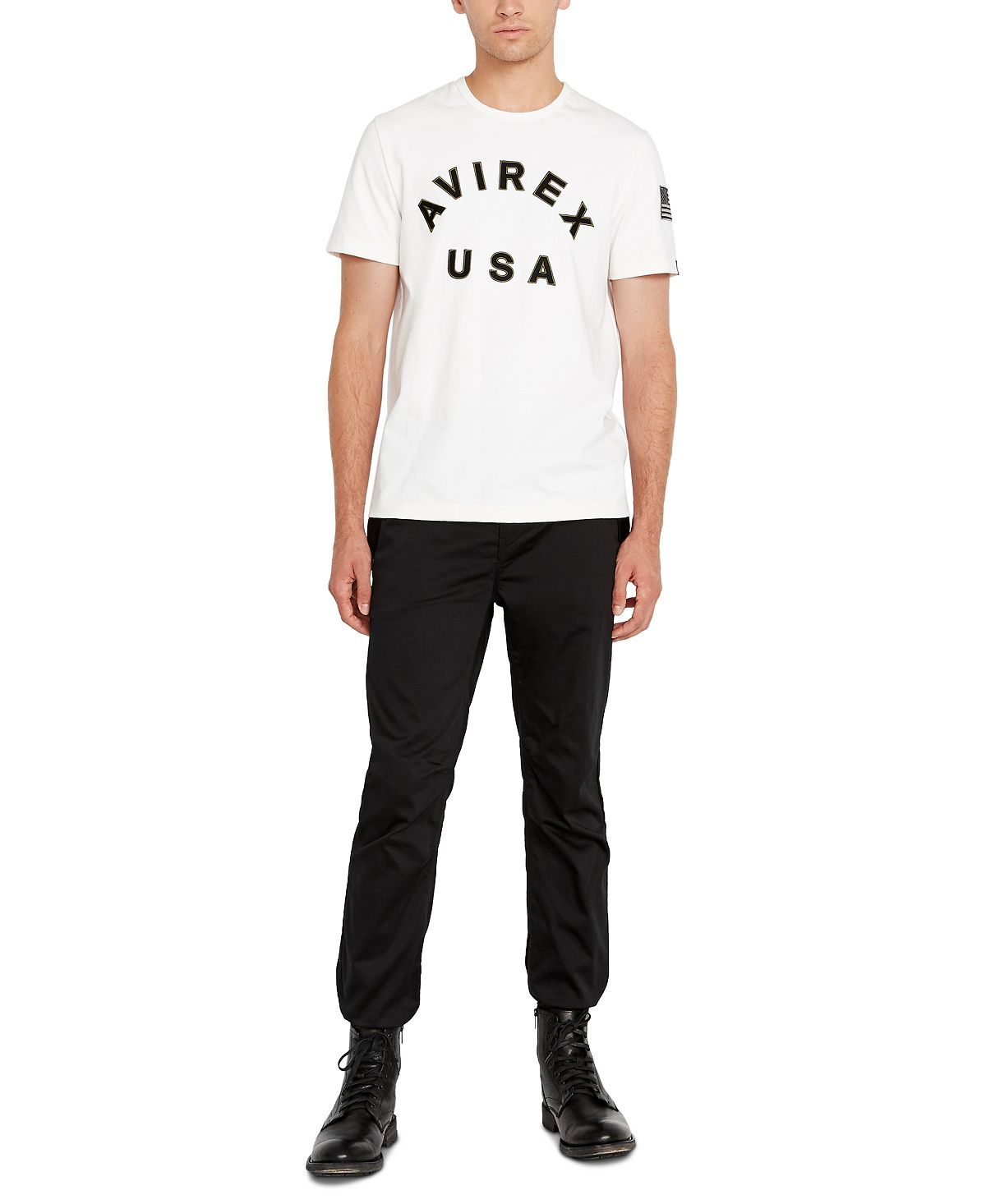 Avirex Logo Graphic T-shirt White