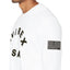 Avirex Patchwork Embroidered-logo Sweatshirt White