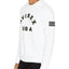 Avirex Patchwork Embroidered-logo Sweatshirt White