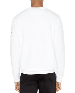 Avirex Patchwork Embroidered-logo Sweatshirt White thumbnail 4