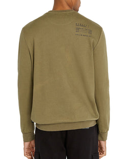 Avirex Tiger Logo Sweatshirt Military Olive thumbnail 2