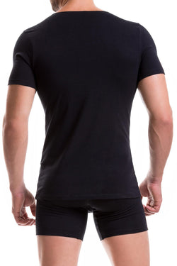 B-One by JOR Black Fresh V-Neck Tee thumbnail 4