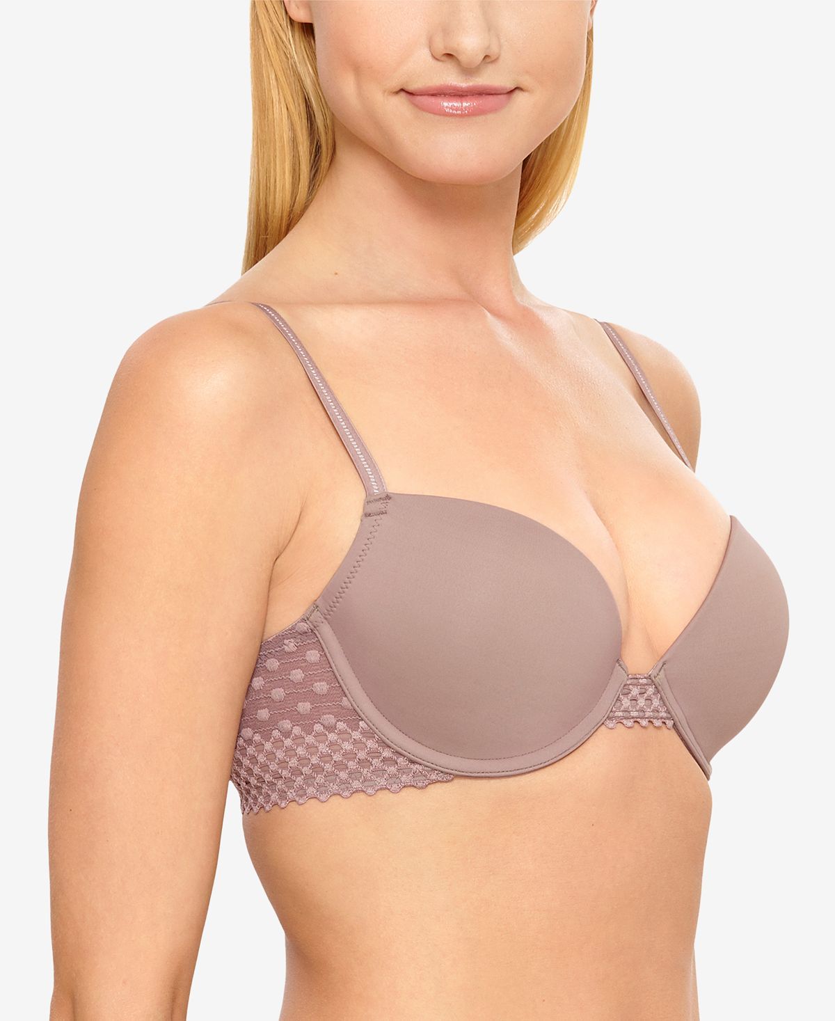 B.tempt'd Tied In Dots Contour Lace Bra 953228 Antler