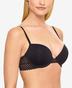 B.tempt'd Tied In Dots Contour Lace Bra 953228 Night thumbnail 3