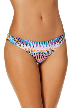 BAR III Sunburst Cheeky Hipster Bikini Bottom in Multicolor thumbnail 2