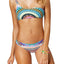 BAR III Sunburst One Shoulder Bikini Top in Multicolor