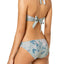 BECCA by Rebecca Virtue Serene Metallic Shirred Side Bikini Bottom in Mojito