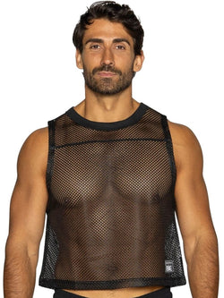 BIKE Athletic Men's activewear BAM135 Sleeveless Mesh Practice Jersey Color Color Black thumbnail 2