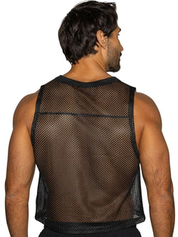 BIKE Athletic Men's activewear BAM135 Sleeveless Mesh Practice Jersey Color Color Black thumbnail 3