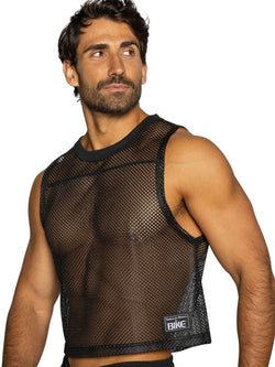 BIKE Athletic Men's activewear BAM135 Sleeveless Mesh Practice Jersey Color Color Black thumbnail 4