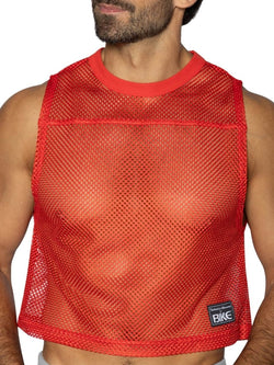 BIKE Athletic Men's activewear BAM135 Sleeveless Practice Jersey Color Color Red thumbnail 2