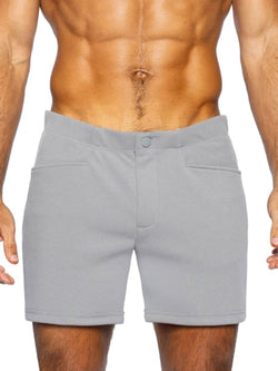 BIKE Athletic Men's activewear BAM207 Coaches Short 5 inch Inseam Color Color Gray thumbnail 2