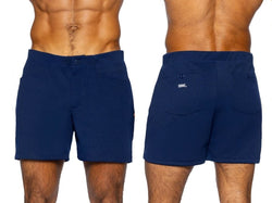 BIKE Athletic Men's activewear BAM207 Coaches Short 5 inch Inseam Color Color Navy thumbnail 1