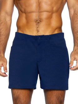 BIKE Athletic Men's activewear BAM207 Coaches Short 5 inch Inseam Color Color Navy thumbnail 2