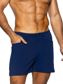 BIKE Athletic Men's activewear BAM207 Coaches Short 5 inch Inseam Color Color Navy thumbnail 4