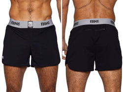 BIKE Athletic Men's activewear BAM225 Peek-a-boo Jock Short Color Black thumbnail 1