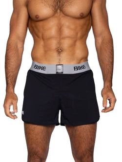 BIKE Athletic Men's activewear BAM225 Peek-a-boo Jock Short Color Black thumbnail 2