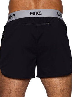 BIKE Athletic Men's activewear BAM225 Peek-a-boo Jock Short Color Black thumbnail 3