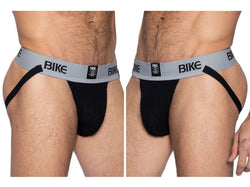 BIKE Athletic Men's Underwear BAS303 Classic Jockstrap Color Black thumbnail 1