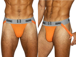 BIKE Athletic BAS304 Men's Underwear Classic Jockstrap Color Orange thumbnail 1