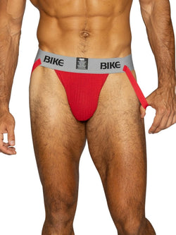 BIKE Athletic BAS304 Men's Underwear Classic Jockstrap Color Red thumbnail 3