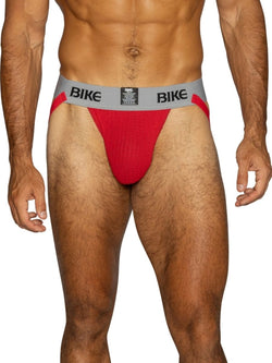 BIKE Athletic BAS304 Men's Underwear Classic Jockstrap Color Red thumbnail 4