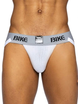 BIKE Athletic Men's Underwear BAS304 Classic Jockstrap Color White thumbnail 2