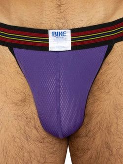 BIKE Athletic BAS305 Men's Underwear Performance Mesh Jockstrap Color Purple thumbnail 4