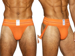 BIKE Athletic BAS306 Men's Underwear Original Number 10 Jockstrap Color Orange thumbnail 1