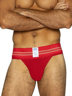 BIKE Athletic Men's Underwear BAS306 Original Number 10 Jockstrap - Vibrant Color Red thumbnail 2